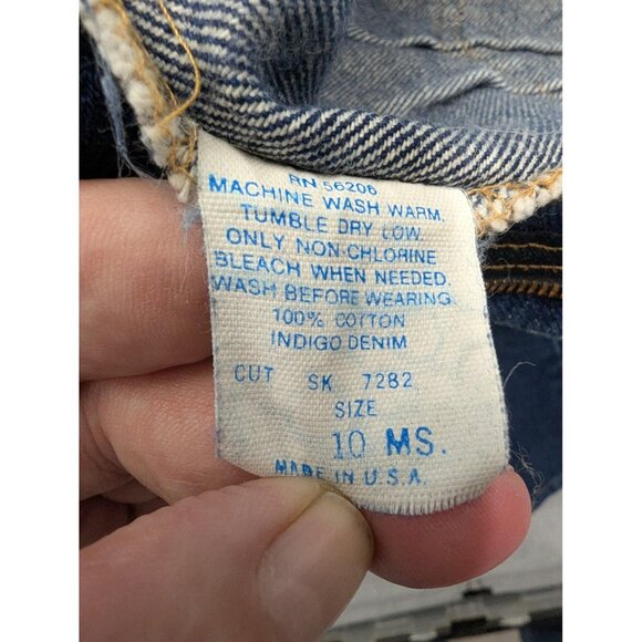 Vintage Boca Chica Jeans Womens 10 High Waist Pleated Tapered Made USA 90s Boho - Picture 13 of 13